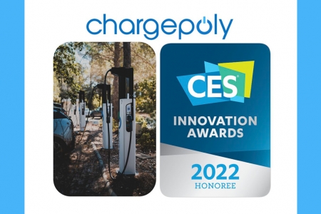 Chargepoly wins the CES® 2022 Innovation Awards in the Vehicle & Transportation Intelligence category